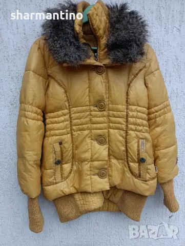 Пухено яке Khujo S - 35 лв, снимка 2 - Якета - 48974571