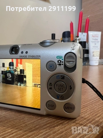 Фотоапарат Canon 10.0 Mp с подаръци, снимка 4 - Фотоапарати - 53392598