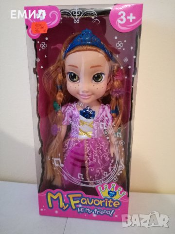 Кукла принцеса -музика и светлина-33см