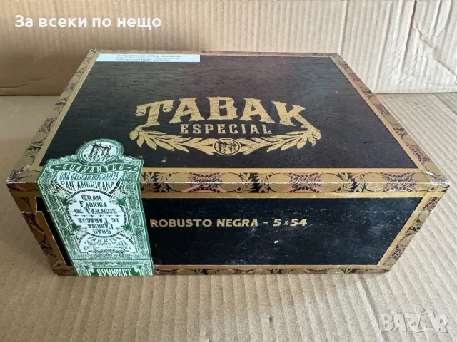 Дървена колекционерска кутия за пури Tabak Especial, снимка 2 - Антикварни и старинни предмети - 48622794