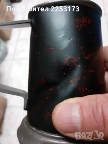 Холандска рисувана чаша от цинк, снимка 3 - Декорация за дома - 43312971