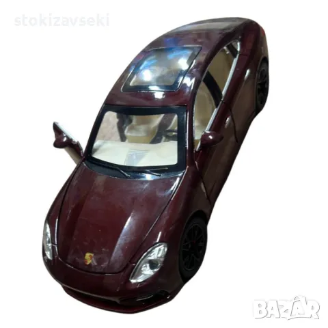 Метална количка 1:24 с реалистични светлини, звуци и дим, снимка 5 - Коли, камиони, мотори, писти - 49317646