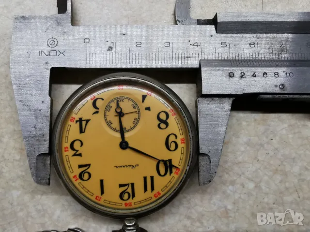 ДЖОБЕН ЧАСОВНИК МЪЛНИЯ С КОРАБ, снимка 5 - Антикварни и старинни предмети - 49478509