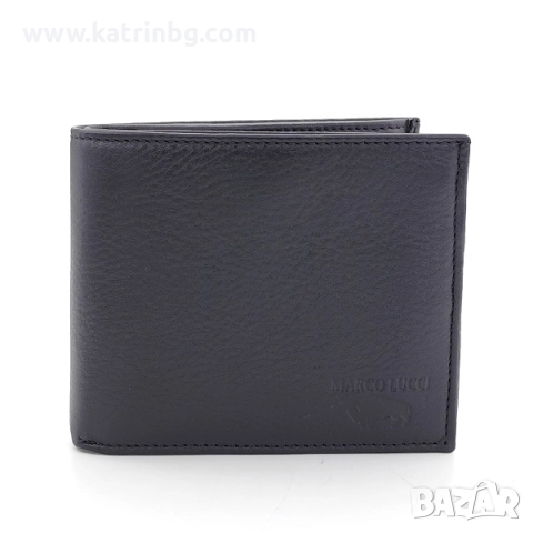 Чанта и портфейл от естествена кожа в черно-Подаръчен комплект за мъж, снимка 6 - Подаръци за мъже - 52414420