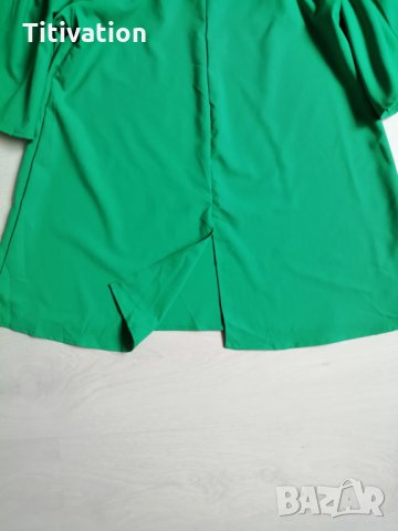 Зелена блуза, снимка 5 - Туники - 28683866
