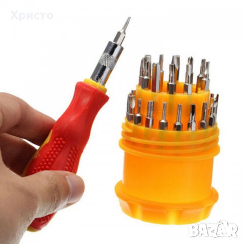 31 части мини отвертка комплект с магнетизъм,инструменти, снимка 3 - Аксесоари и консумативи - 27247833