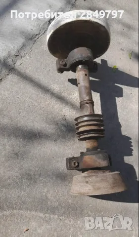 Продавам 2 вала с лагери, снимка 2 - Резервни части за машини - 47867216