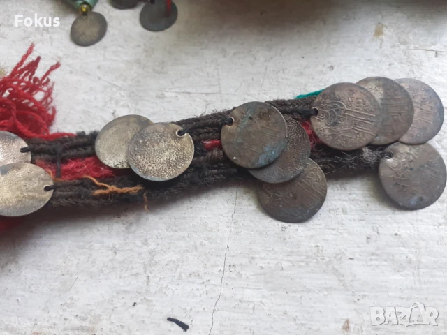 Стар етнографски накит за народна носия, снимка 3 - Антикварни и старинни предмети - 51055510