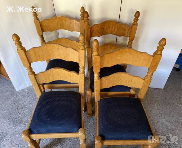 Четири трапезни стола, снимка 2 - Столове - 52166952