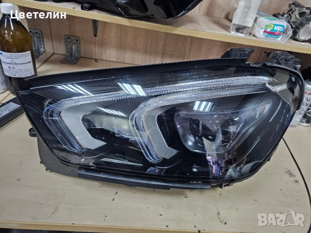 Ляв фар за Mercedes GLE W167 Multibeam lqv far мерцедес гле 167, снимка 2 - Части - 51859837