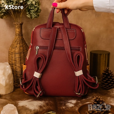 Модерна и цветна дамска раница, снимка 6 - Раници - 52585855