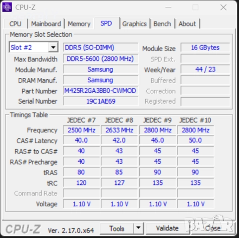 32GB (2x16GB) DDR5 5600 SODIMM (лаптоп), снимка 6 - RAM памет - 52986255