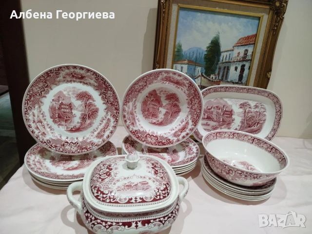 Комплект за хранене ROYAL MAASTRICHT CAMBRIDGE OLD ENGLAND, снимка 17 - Сервизи - 50494396