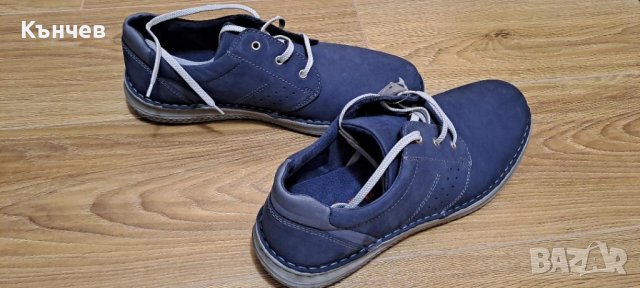 Чисто нови сини мъжки обувки ZEN, размер 45, снимка 8 - Спортно елегантни обувки - 43938727