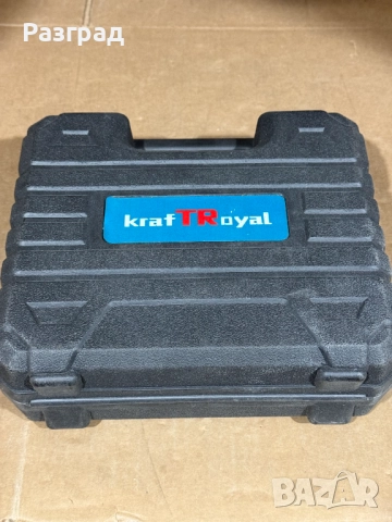 Мини акумулаторен ъглошлайф KraftRoyal 24V 6Ah, безчетков мотор, 2 батерии, зарядно, 5 диска, 18 500, снимка 2 - Ъглошлайфи - 52965171