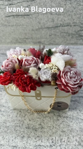 Вечен букет от ароматни свещи, снимка 2 - Декорация за дома - 49808680