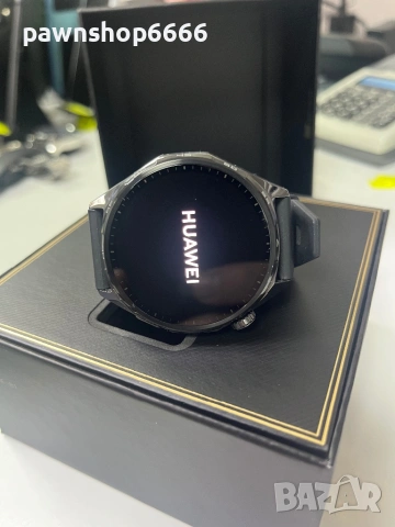 Смарт часовник HUAWEI WATCH GT 6 Black ATM-B19F Black Fluoroelastomer Strap 46 MM, GPS, ПУЛСОМЕР, SP, снимка 9 - Смарт часовници - 53437590