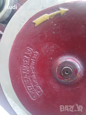 GRITZNER двойна машина за ръчно управление. Старинна, масивна за професионална употреба! Много масив, снимка 6 - Шевни машини - 49935401