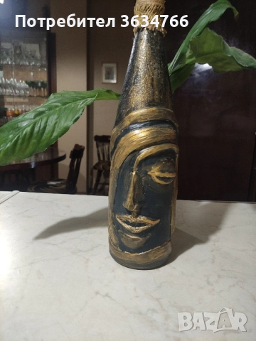 декоративно ,ръчно рисувано шише, снимка 5 - Декорация за дома - 50847705