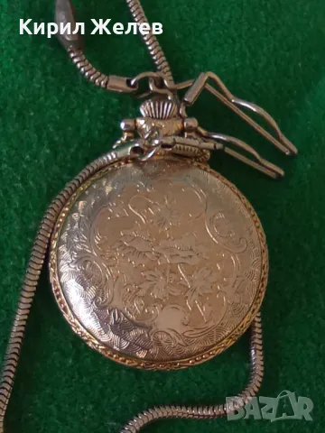 Джобен часовник Ricardo QUARTZ JAPAN MOVT красива орнаментика перфектно състояние 46100, снимка 14 - Джобни - 46536756