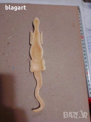 слонова кост-саламандър, снимка 3 - Антикварни и старинни предмети - 37866164