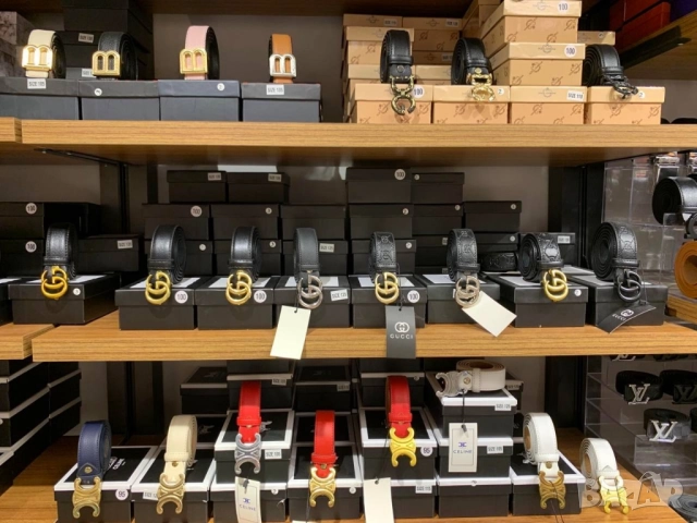 колани от естествена кожа в кутия ysl saint laurent hermes celine , снимка 4 - Колани - 51562132