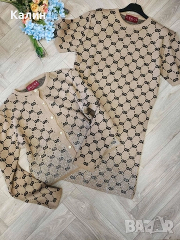 Дамски комплекти Gucci - два цвята - плетиво - 100 лв. , снимка 4 - Комплекти - 52746712