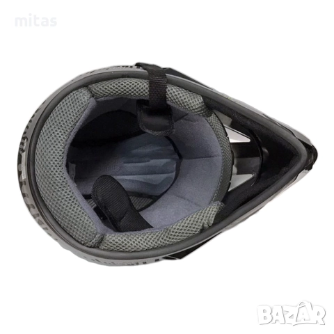 Кросова каска MONSTER, Full Face, DOT, Размер: S/M - Вело, Мото, Скутер, Бъги, АТВ, снимка 8 - Аксесоари за велосипеди - 47045285