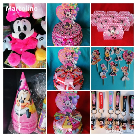 Картонена торта Мини Маус, снимка 4 - Други - 52938075