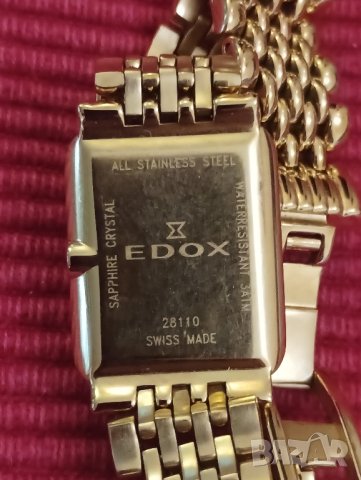 Дамски часовник EDOX,Швейцария. , снимка 8 - Дамски - 43171187