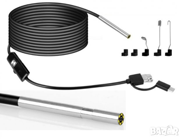 3.9 мм ендоскоп (и WiFi)-водоустойчив, висококачествен-USB/microUSB/C