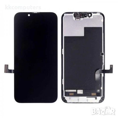 ZY INCELL Съвместим LCD Дисплей за iPhone X 5.8' + Тъч скрийн / Черен / Баркод : 484340