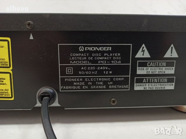 CD player Pioneer PD-104, снимка 3 - MP3 и MP4 плеъри - 32846443