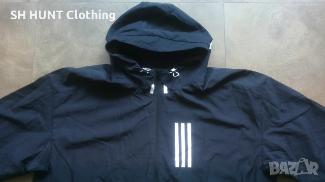 Adidas GF4015 Hooded Jacket Размер 3-4XL мъжко тънко яке 34-68, снимка 4 - Якета - 53305148