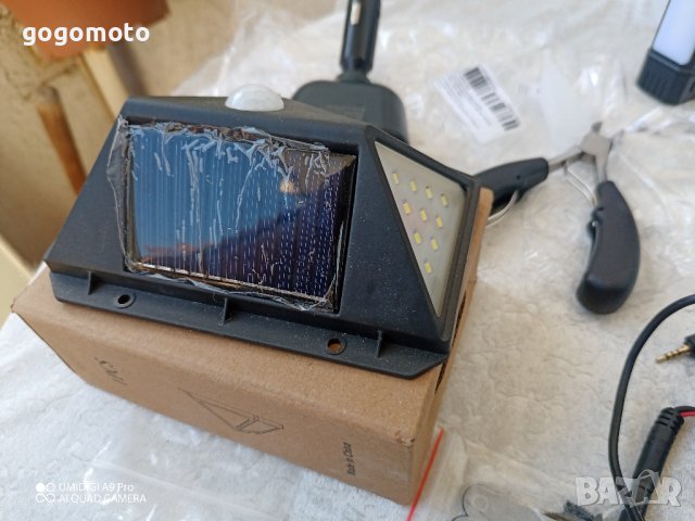 НОВО! LED, ЛЕД Соларна лампа пирамида със сензор за движение + сензор за светлина -100 ЛЕД, снимка 4 - Соларни лампи - 43792591