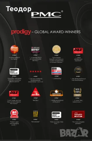 Тонколони букшелф PMC PRODIGY 1, снимка 4 - Тонколони - 49878344