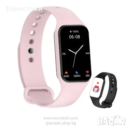 Смарт часовник IOWODO, монитор на здраве, фитнес тракер, снимка 2 - Смарт гривни - 47308140