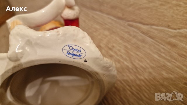Голям порцеланов Коледен ангел– Goebel, снимка 10 - Колекции - 43454102