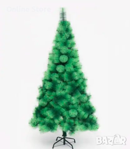 Коледно борче със зелени връхчета / ПЛАСТМАСОВА СТОЙКА / КОЛЕДНА ПРОМОЦИЯ 2024, снимка 4 - Декорация за дома - 42964513