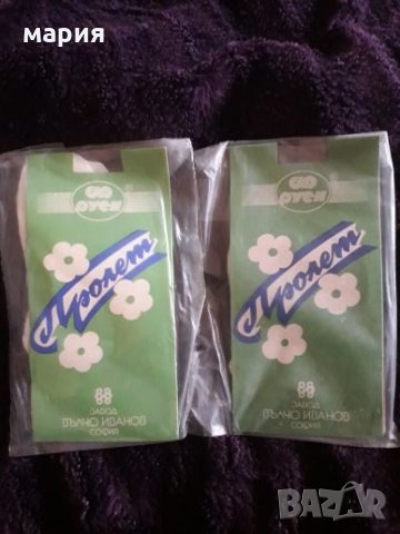 Ретро 3/4 дамски чорапи от соца, снимка 1