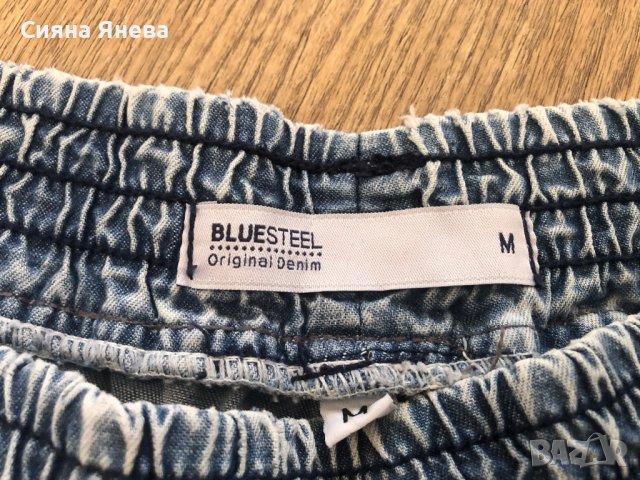 Къси панталони - деним, снимка 2 - Къси панталони и бермуди - 37284168