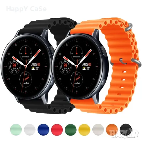 OCEAN BAND Каишка за смарт часовник Huawei Watch/Samsung/Apple/Xiaomi/Garmin/Amazfit/Casio/Honor, снимка 3 - Каишки за часовници - 47879793
