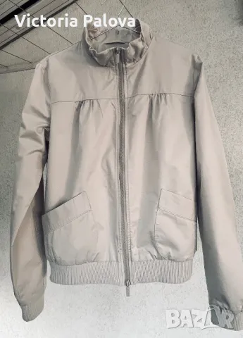 Красиво преходно късо яке светъл беж, снимка 8 - Якета - 48809363