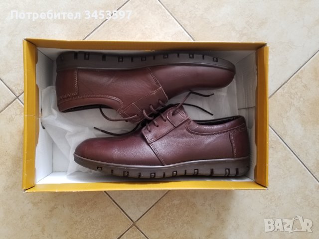 Мъжки обувки №40 от естествена кожа, НОВИ