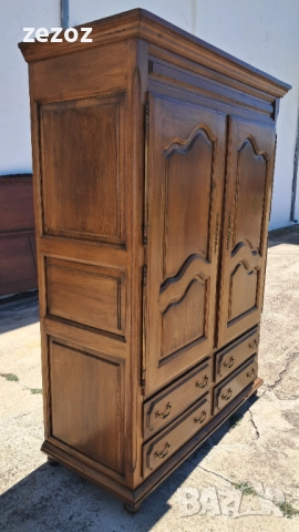Ретро гардероб масив, снимка 3 - Гардероби - 52603893