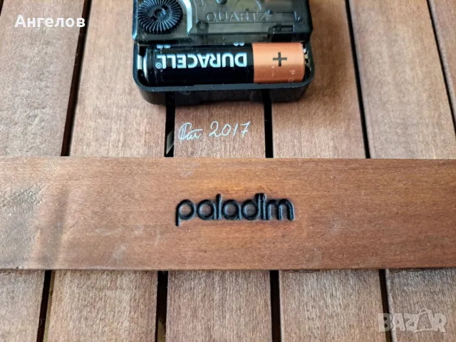 Дизайнерски стенен часовник Paladim, снимка 3 - Стенни часовници - 49941002