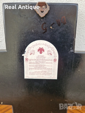 Страхотна антикварна сребърна икона кръст сертификат маркировки , снимка 8 - Антикварни и старинни предмети - 52648097