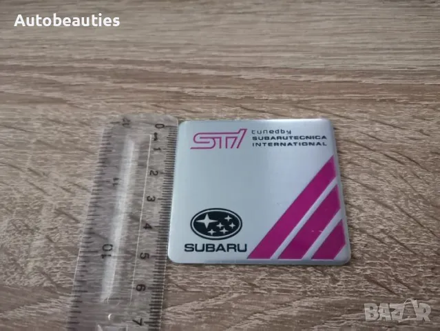 Subaru Tuned By STI емблема , снимка 3 - Аксесоари и консумативи - 49360658