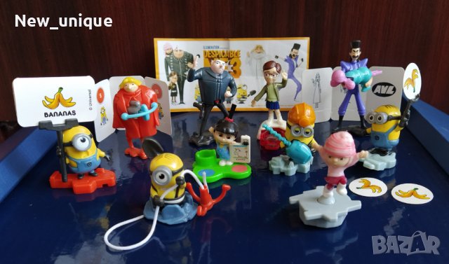 Киндер играчки от серията "Аз, Проклетникът 3" - Миньоните от 2017 г., снимка 4 - Колекции - 43792002