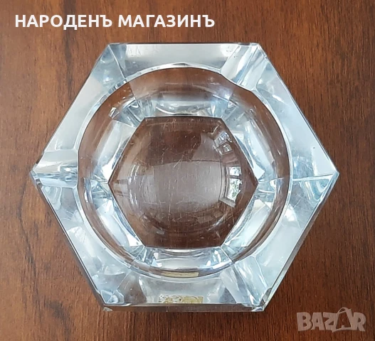 VILLEROY & BOCH – немски кристал пепелник кристален с етикета , снимка 7 - Други ценни предмети - 51032420